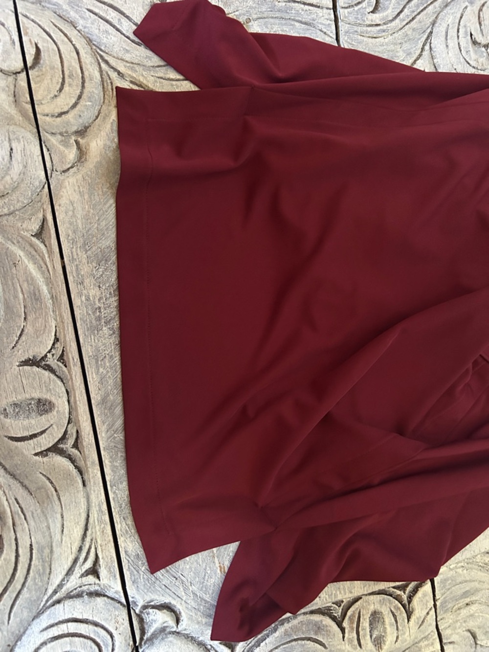 J.Lindeberg Burgundy Mini Skirt - Picture 4 of 8
